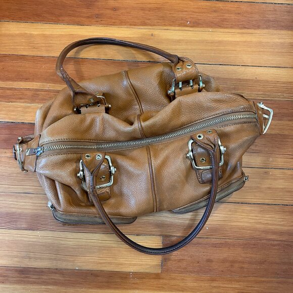 Michael by Michael Kors Brown Leather Shoulder Bag - Picture 2 of 10